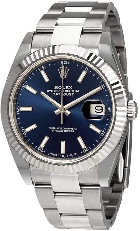 rolex oyster perpetual blue dial stainless steel automatic mens watch|rolex oyster perpetual color chart.